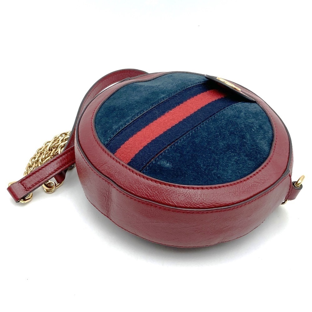 GUCCI Authentic Red Leather GG Marmont Shoulder Bag - Picture 3 of 13